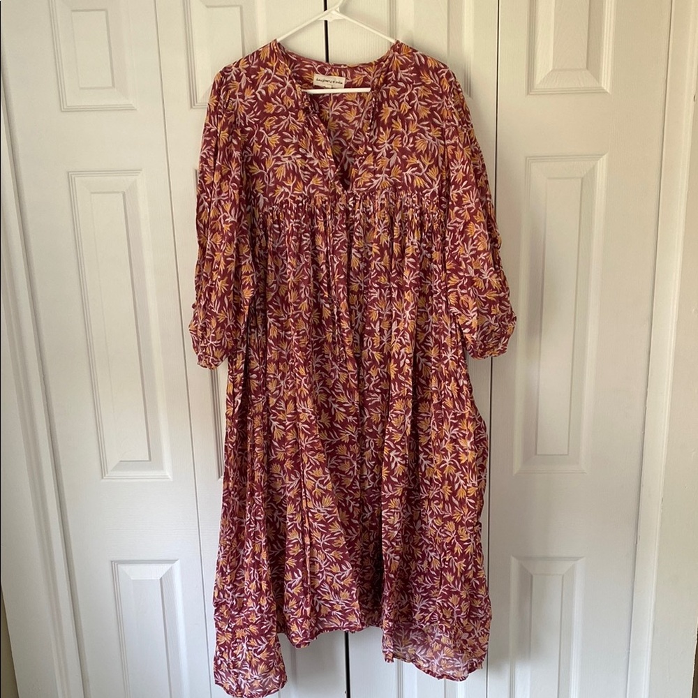 Daughters of India Kyra midi dress in Sumac